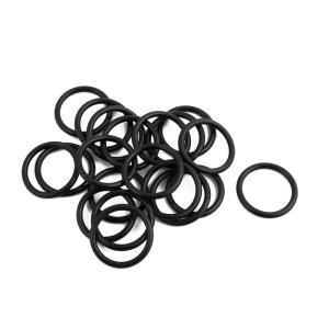 uxcell ゴム製Oリング　ゴム製ブラック フレキシブル 20