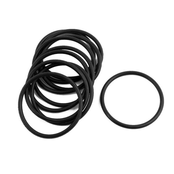 uxcell O-リング 32mm OD 1.9mm幅 ニトリル ブタジエン ゴム NBR ブラック...