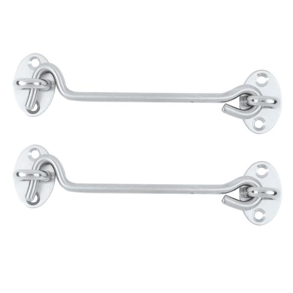 uxcell キャビンフック 142.24mm ドア ウィンドウ ステンレス スチール シェッド ゲ...