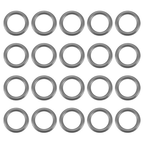 uxcell Oリング ガスケットリング NBR素材 ブラック 内径10mm 幅2.5mm 20枚入...