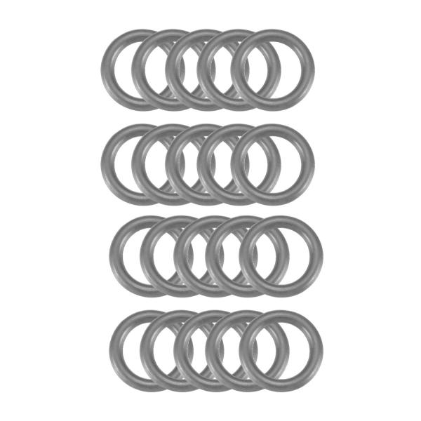 uxcell Oリング ガスケットリング ブラック NBR素材 内径7.8mm 幅1.9mm 20枚...