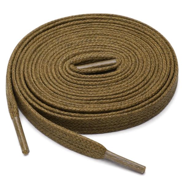 uxcell 靴ひも 平型 平ひも シューレース ワックスコットン レザー ブーツ用 カジュアルシュ...