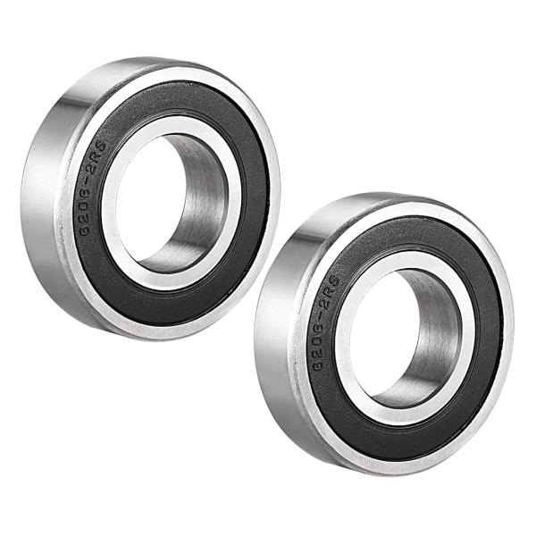 uxcell 深溝玉軸受　ダブルシール　タイプ6206-2RS 30x62x16mm 2個入