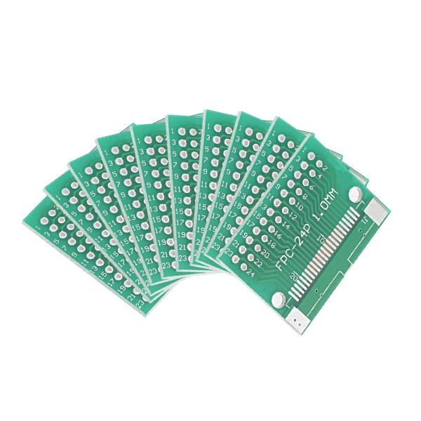 uxcell DIPコンバータPCBボード FPC 24P 0.5/FPC 24P-1 -DIPアダ...