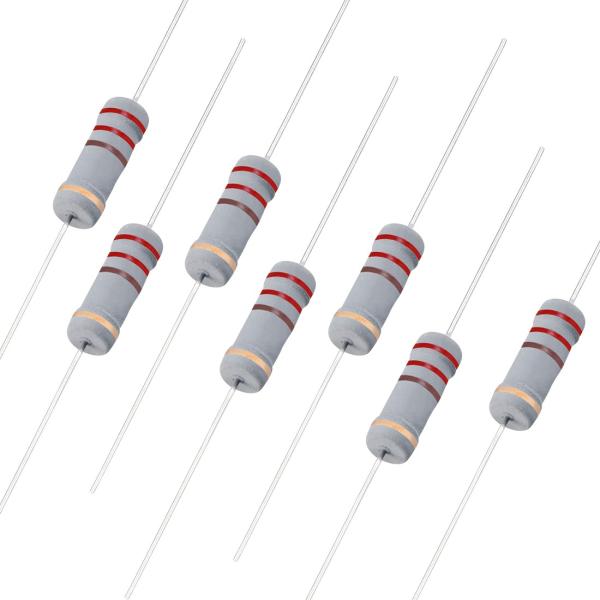 uxcell 炭素皮膜抵抗器 カーボンフィルム抵抗器 アキシャルリード 単一固定抵抗 220 Ohm...