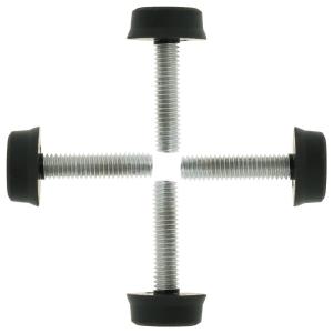 uxcell レベリングフット M6 x 24 x 18mm 家具 グライド テーブル 脚用 フロアプロテクター 4個入り