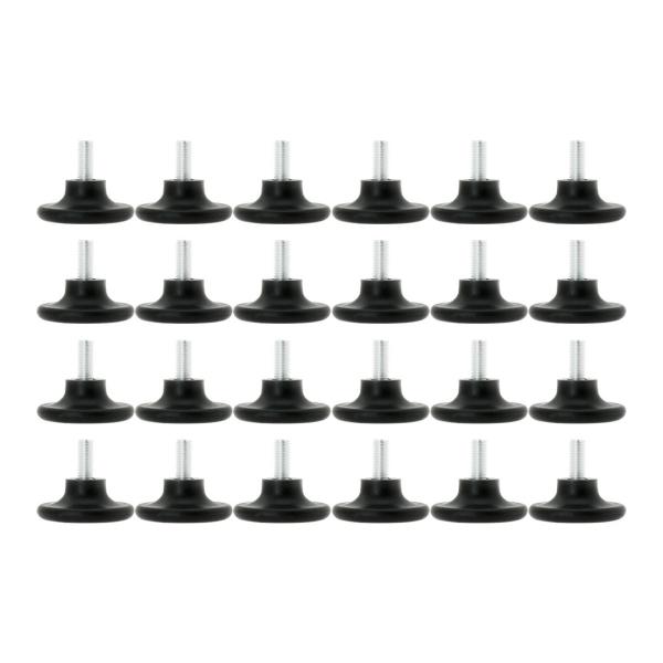 uxcell レベリングフット M8 x 17 x 45mm 家具 グライド フロアプロテクター デ...