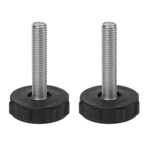 uxcell レベリングフット M10 x 50 x 40mm テーブル マシン 脚用 レベラー 2個入り