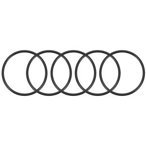 uxcell Oリング ラウンドシールガスケット ニトリルゴム