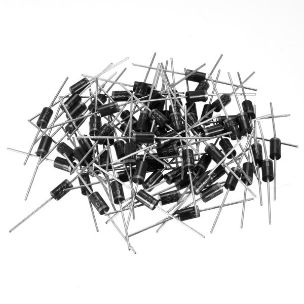 uxcell 整流ダイオード 電流ダイオード 3A 400V めっきアキシャルリード 1N5404 ...