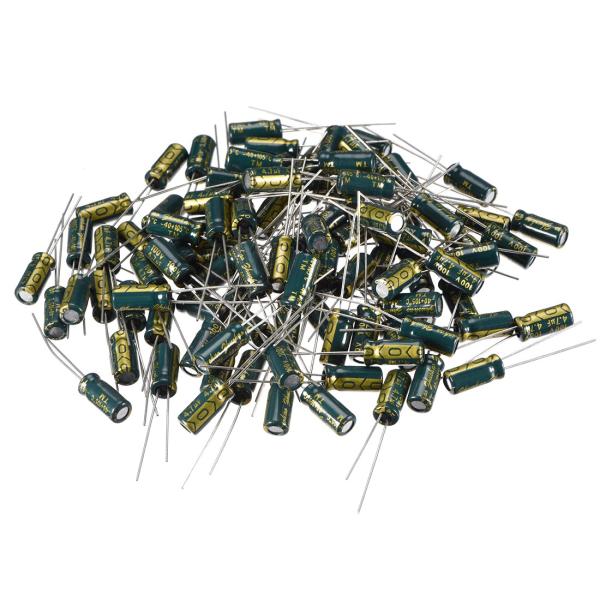 uxcell アルミ電解コンデンサ ラジアル 4.7uF 100V 105℃ 3000H 5x11m...