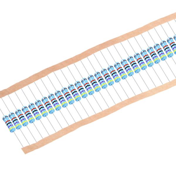 uxcell 金属膜抵抗器 2W 47Kオーム 全長60mm MF抵抗器 5色バンド 許容差1％ 3...