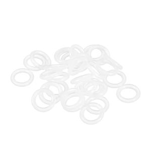 uxcell シリコンOリング 8mmの内径 12mmの外径 2mmの幅 耐油性