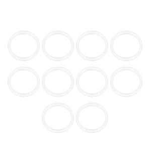 uxcell シールガスケット Oリング シリコーン製 内径27mm 外径33mm 幅3mm 10個入