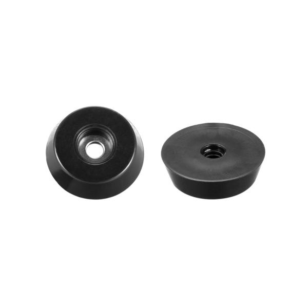 uxcell ゴム足バンパー ラウンドアンプキャブ 18mmボトム幅×15mmトップ幅×5mm高さ ...