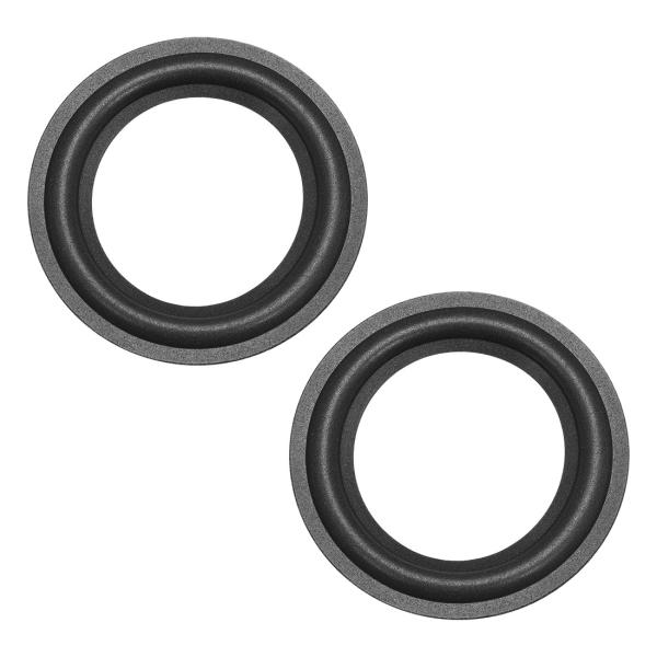 uxcell フォームエッジ 外径115mm ブラック P2フォーム サラウンドリング交換 スピーカ...