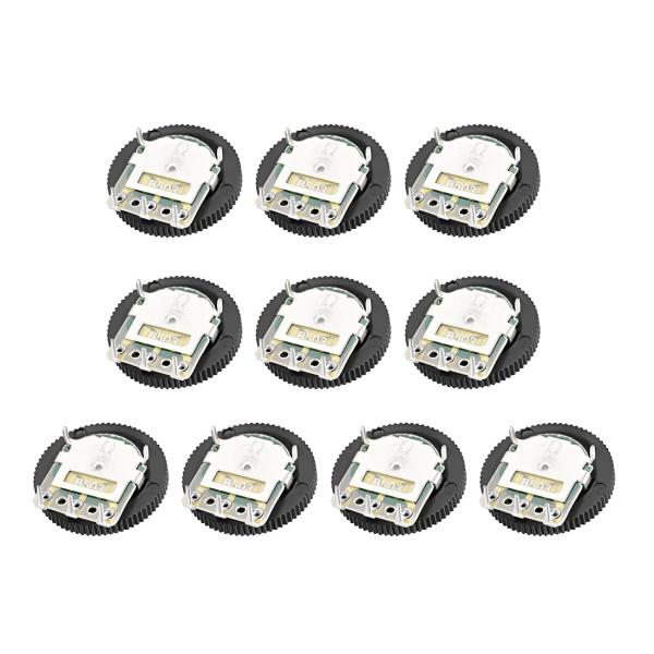 uxcell ホイールポテンショメータ B503 50KΩ 3ピン 縦型高精度可変抵抗器 10個入り