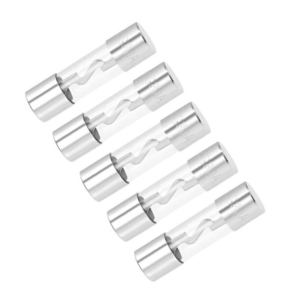 uxcell 交換用ヒューズ 80A DC12V 10x38mm 自動車用カートリッジヒューズ 5個...