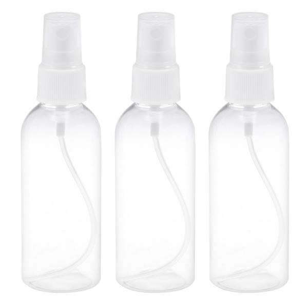uxcell ファインミストスプレーボトル 2.7 oz/ 80 ml プラスチック製透明ボトル ア...