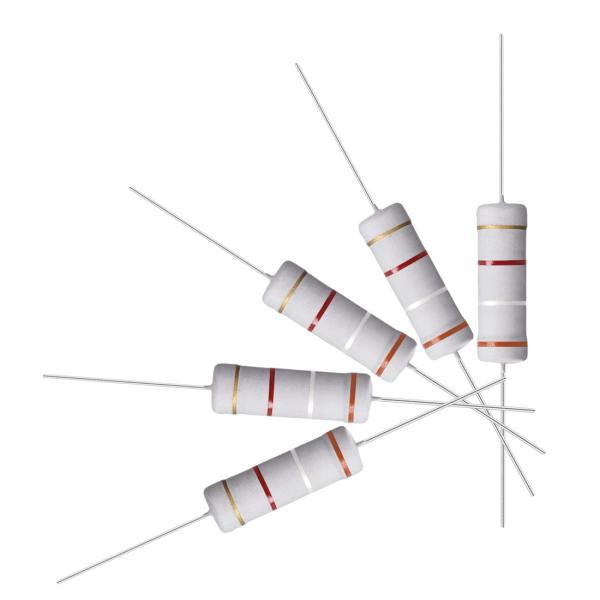 uxcell 金属酸化膜抵抗器 アキシャルリード 5W 5ワット 3.9K Ohm ±5％許容差 3...