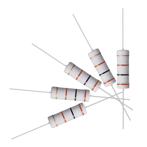 uxcell 金属酸化膜抵抗器 アキシャルリード 5W 5ワット 30K Ohm ±5％許容差 10...