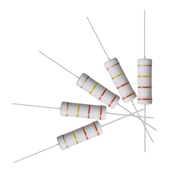 uxcell 金属酸化膜抵抗器 アキシャルリード 5W 5ワット 330K Ohm ±5％許容差 1...