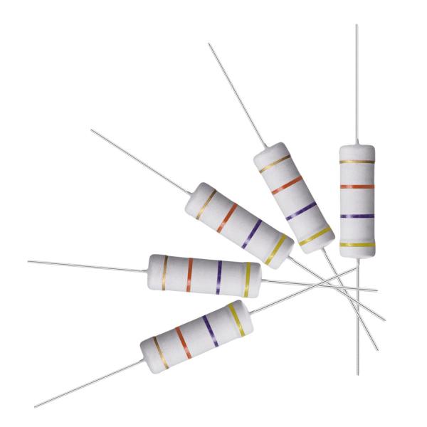 uxcell 金属酸化膜抵抗器 アキシャルリード 5W 5ワット 47K Ohm ±5％許容差 10...