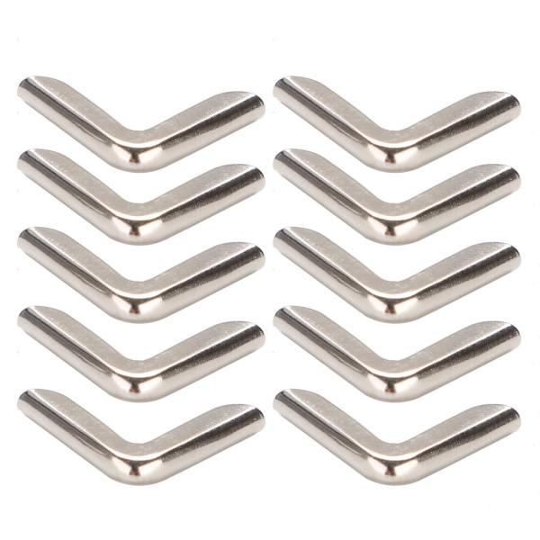 uxcell ボックスコーナープロテクター ビンテージ シルバートーン ガードエッジカバー ブックス...