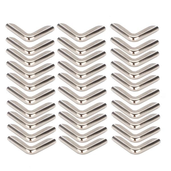 uxcell ボックスコーナープロテクター ビンテージ シルバートーン ガードエッジカバー ブックス...