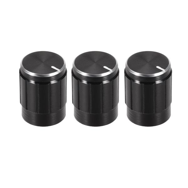 uxcell ポテンショメータノブ 制御ノブ ボリュームコントロールノブ ローレットシャフト 6mm...