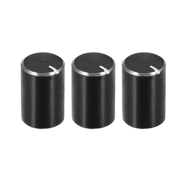 uxcell ポテンショメータノブ 制御ノブ ボリュームコントロールノブ ローレットシャフト 6mm...