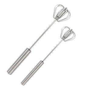 uxcell 卵泡立て器 ステンレス鋼 バルーン泡立て器 ハンドプッシュ ミキサー キッチン用品 ブレンディング 泡立て 撹拌用 2個｜ソウテン2号店