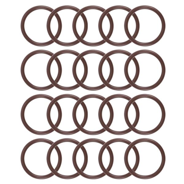 uxcell フッ素ゴムOリング 15mm外径 12mm内径 1.5mm幅 メトリックFKMシーリン...