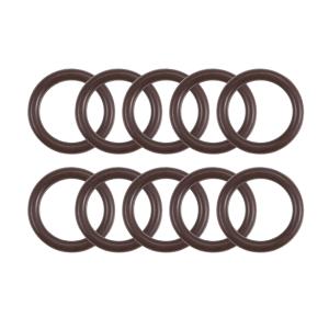 uxcell フッ素ゴムOリング 15mm外径 11mm内径 2mm幅 メトリックFKMシーリングガスケット 10個入り