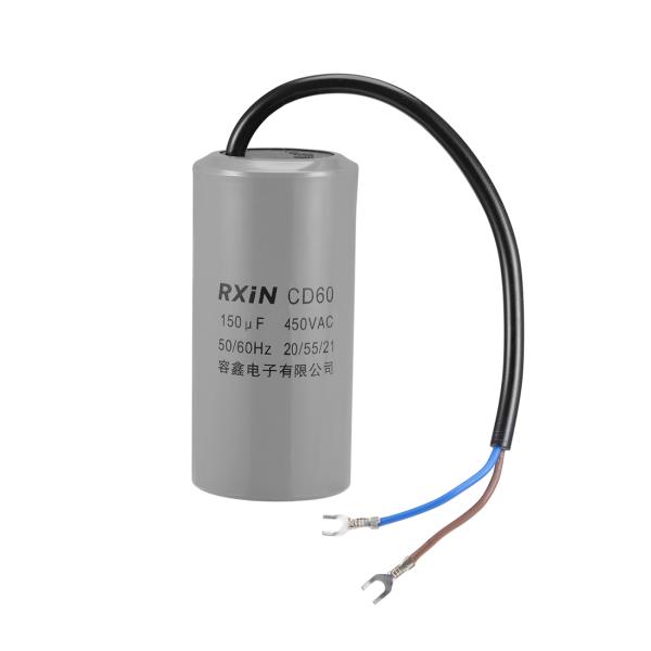 uxcell モータースターコンデンサ 150uf 150mfd AC 450V HVAC単相用 5...