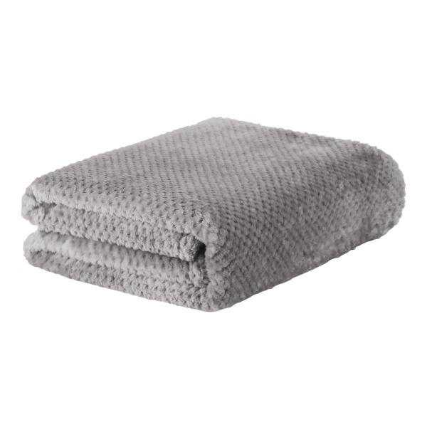 uxcell フリースの毛布 柔らかく暖かいフランネルベッドブランケット 毛布 メッシュファジィぬい...