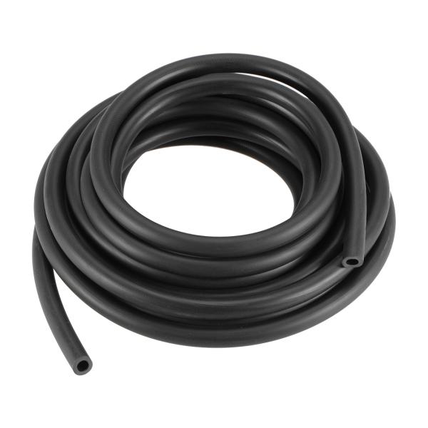 uxcell ブラックラインホースチューブ 5mmID x 8mmOD 4 M NBR潤滑油ウォータ...