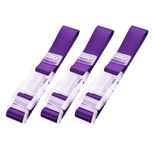 uxcell 荷物ストラップ 300x25mm 調節可能 スーツケース接続ベルト ナイロン トラベル...