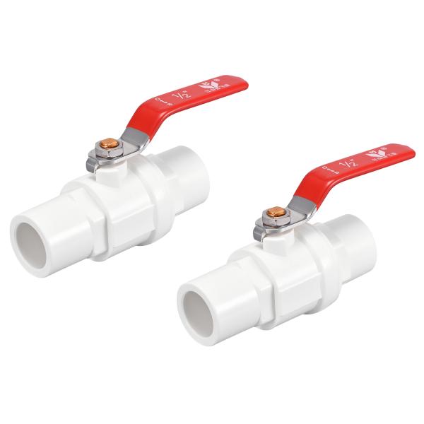 uxcell ボールバルブ 水族館セットアップ用 20mmID 排水ポンプ プール ガーデンスプリン...