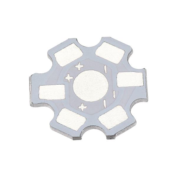 uxcell アルミベースプレートボードLEDヒートシンク 20mm 2ピン ホワイト 50個 DI...