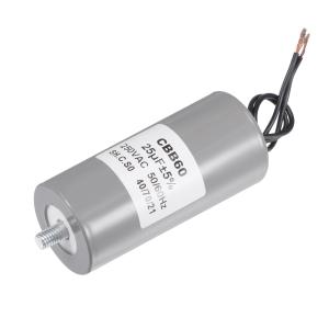 uxcell CBB60ランコンデンサ 16uF 250V AC 2ワイヤー 50/60Hz 75x38 mm