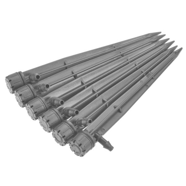 uxcell ドリップエミッター 8穴 調整可能 360度 6 mm灌漑チューブホース用 30個