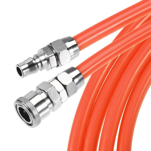 uxcell 空気圧エアホース 10 mm外径 6.5 mm内径 10 M長さ レッド クイックディ...