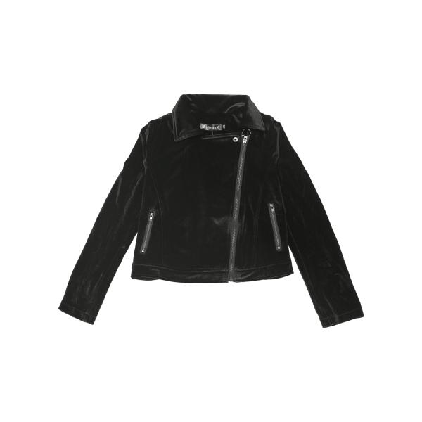 uxcell Allegra K バイカージャケット ベルベット ジッパー ラペルカラー レディース...