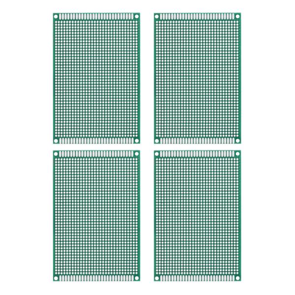 uxcell PCBボード グリーン 両面PCBボードプリント回路 プロトタイププロトタイピングブレ...