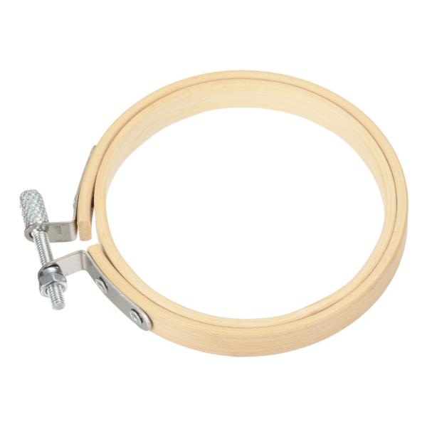 uxcell 刺繍フープ 80mm 丸竹丸 クロスステッチリング 美術工芸品の縫製 装飾 木製 調整...