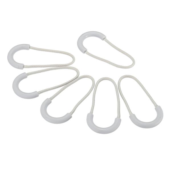 uxcell PATIKIL ジッパープル 10個 延長ハンドルコード 指の使用U字型 タブ タグエ...