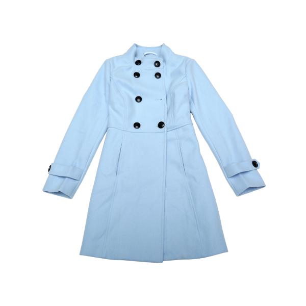 uxcell Allegra K ラシャコート Aライン スタンドカラー ダブルブレスト 長袖 防寒...