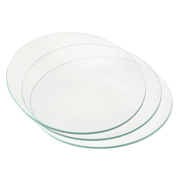 uxcell PATIKIL 150mm直径 ウォッチグラス 3個 ビーカーカバー 滑らかなエッジ ...