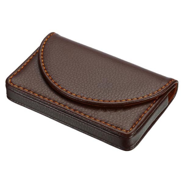 uxcell PATIKIL 名刺ホルダー PUレザー 磁気閉鎖 名刺オーガナイザーケース 女性用 ...